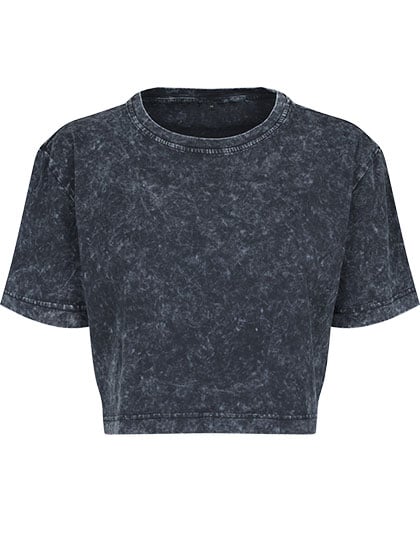 Ladies´ Acid Washed Cropped Tee