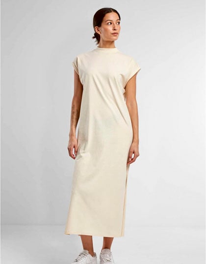 Ladies Long Extended Shoulder Dress