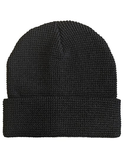 Knitted Beanie Waffle Look