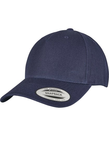 YP Classics 5-Panel Premium Curved Visor Snapback Cap