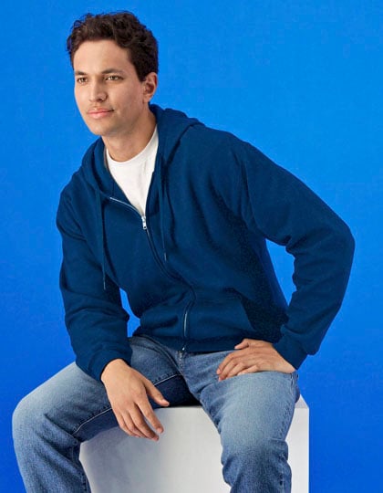Softstyle® Midweight Fleece Adult Full Zip Hooded Sweatshirt