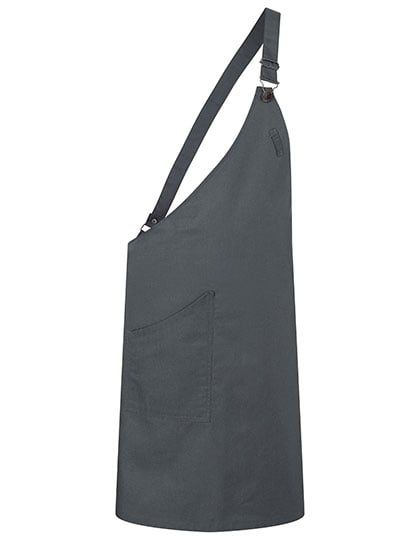 Asymmetrical Bib Apron Classic With Pocket