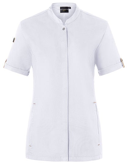 Ladies Chefs Jacket Green-Generation Short Sleeve