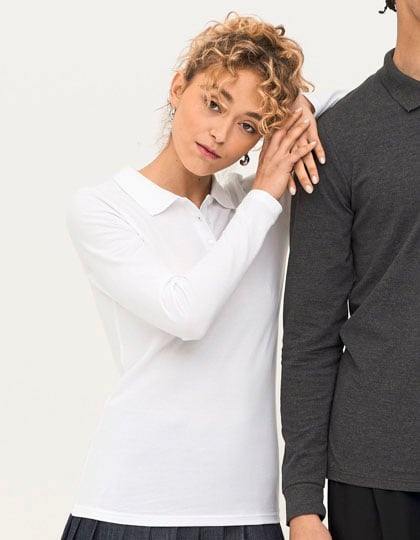 Women´s Long-Sleeve Piqué Polo Shirt Perfect