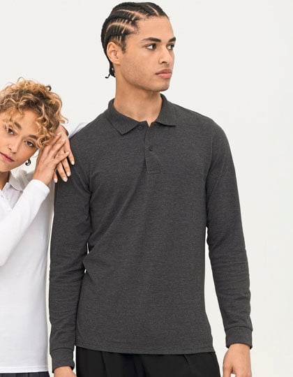 Men´s Long-Sleeve Piqué Polo Shirt Perfect