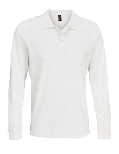Unisex Long Sleeve Polycotton Polo Shirt