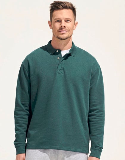 Unisex Polo Collar Sweatshirt Heritage