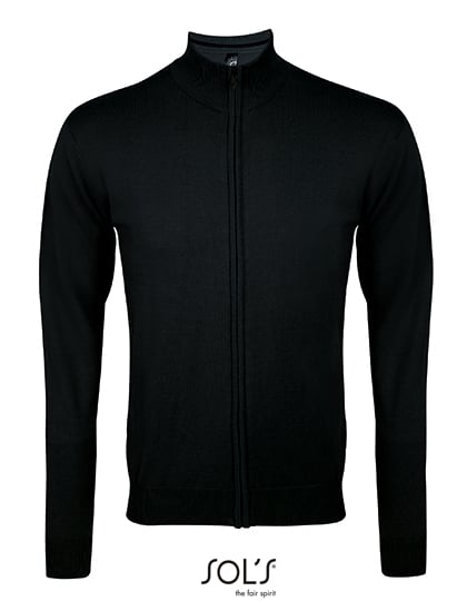 Men´s Zipped Knitted Cardigan Gordon