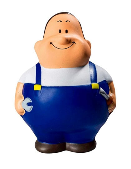 SQUEEZIES® Worker Bert®, Blue