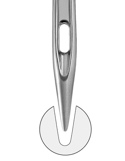 Needles 75 With Half Round Needle Point (100 pcs)