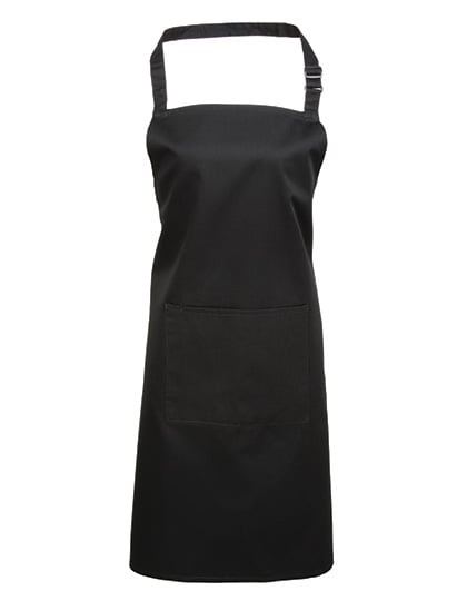 Colours Collection Bib Apron With Pocket