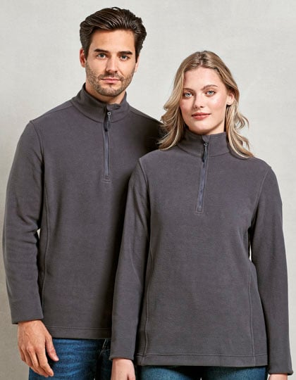Unisex ´Recyclight´ 1/4 Zip Micro Fleece