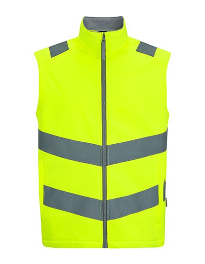 Hi-Vis Pro Contract Ablaze Softshell Bodywarmer