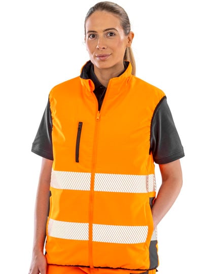 Reversible Soft Padded Safety Gilet