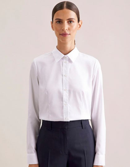 Women´s Blouse Regular Fit Fine Twill Longsleeve