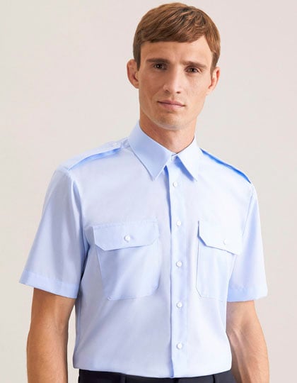 Men´s Pilot Shirt Regular Shortsleeve