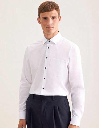 Men´s Shirt Poplin Regular Fit Long Sleeve