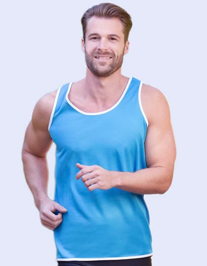 Men´s Contrast Sports Vest