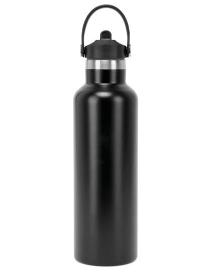 Vacuum Sports Water Bottle with Flip Up Straw
