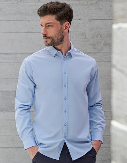 Men´s Long Sleeved ´Cotton Feel´ Coolplus® Shirt