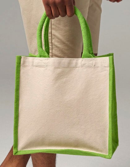 Printers Midi Jute Bag