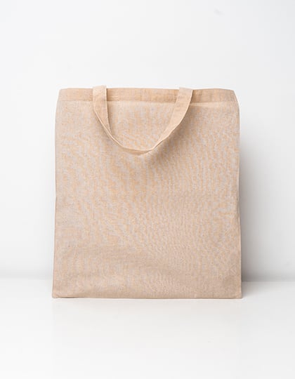 Cotton Bag Natural Short Handles